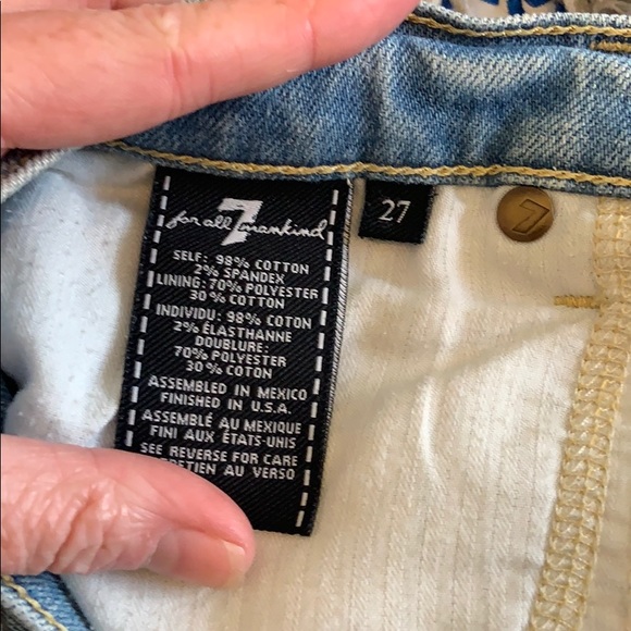 7 for All Mankind Jean shorts 27 - Picture 3 of 3